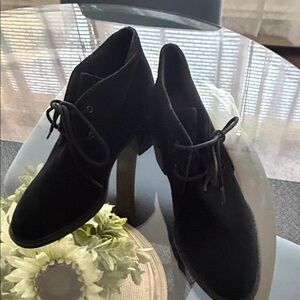 Clarks Black Ankle Booties